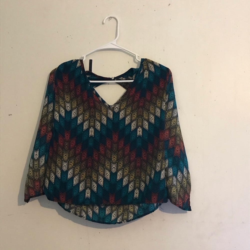 Size M/L multi colored blouse